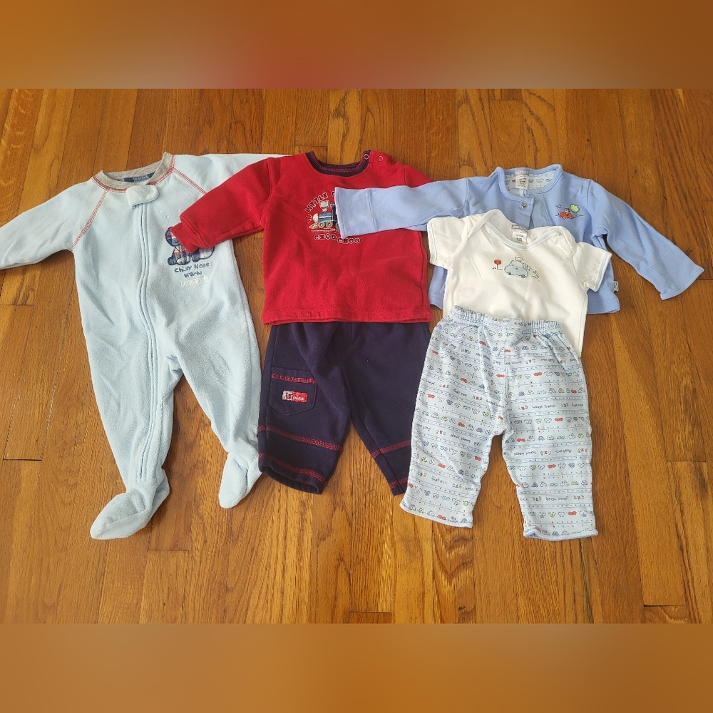 Carter's Boys Baby Infant 6 Months 6 Piece‎ Bundle
